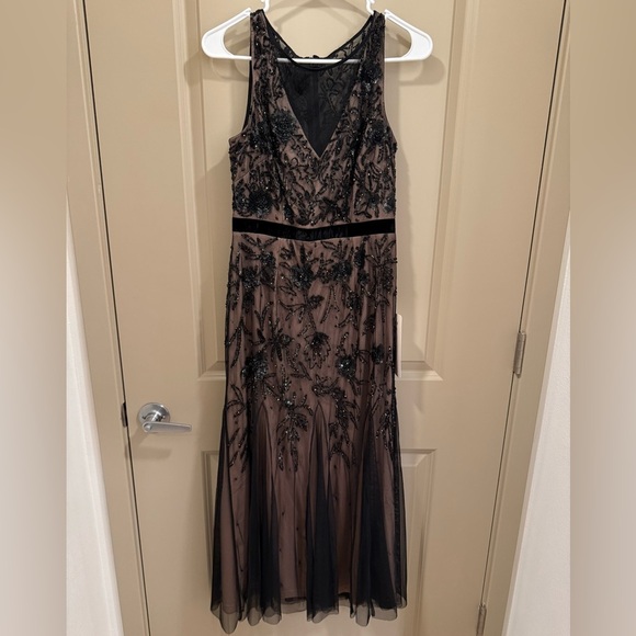 New $279 Adriana Papell Embellished Dress NEW! Size 2 - Picture 3 of 10